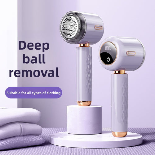 Rechargeable Fabric Shaver with Digital Display