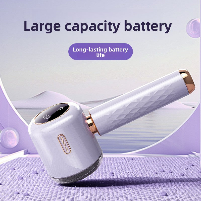 Rechargeable Fabric Shaver with Digital Display