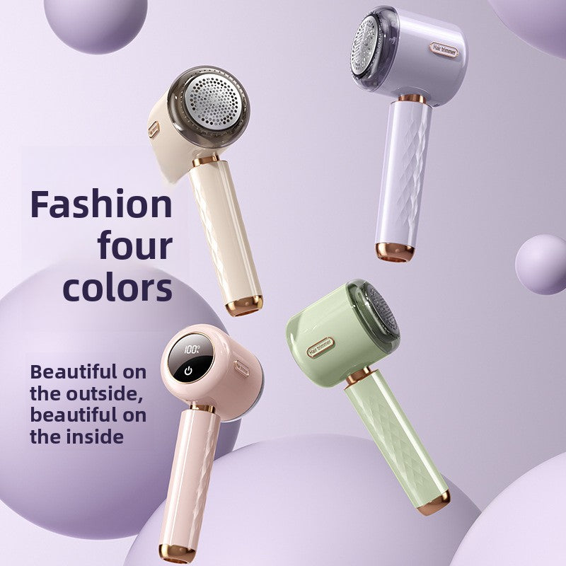 Rechargeable Fabric Shaver with Digital Display